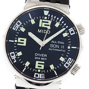MIDO 8370 Day date black Dial Automatic Men's Watch_879284